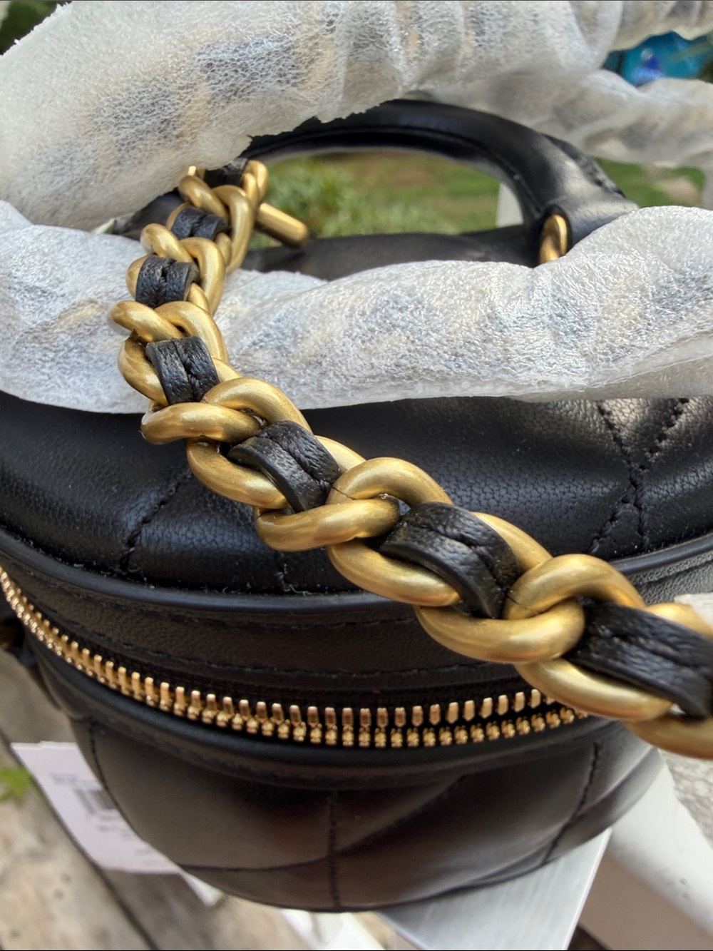 Coach NWT  Black Quilted Leather Trail Mini Crossbody Bag with Gold Hardware - Picture 3 of 14